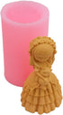 Goddess Candle Making Mold Handmade soap Chocolate DIY Candle Making Plaster Cement Resin Drop Glue Mold Handmade Crafts Silicone Mold...