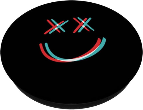 Happy MrSmiley Original Cute & Funny Face - Boys And Girls PopSockets Adhesive PopGrip...