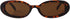 ADE WU Retro Oval Sunglasses 90s Vintage Narrow Small Tiny Oval Sun Glasses Black Tortoiseshell Frame...