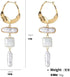 Statement Pearl Dangle Earring Luxury Chandelier Earring Gold and Pearl Earring Organic Style Earring Hoop Earring...