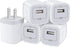 5 Pack Fast Charging USB Wall Charger Brick Power Adapter Cube for iPhone 15/14/13/12/SE/11/11 Pro Max/XR/X/Plus/Mini, iPad, Samsung, Camera, LG, ...