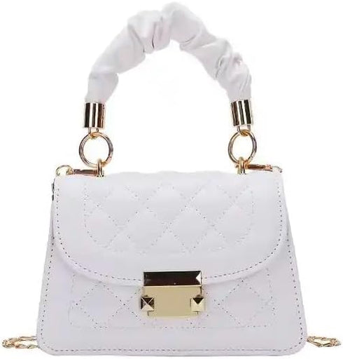 Stylish Korean Diamond Lattice Design Small Shoulder Bag...