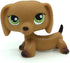Mini Pet Toys #139 Brown dachshund Dog Puppy Animal Figure...