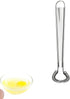 1Pc Silver Egg Beater Stainless Steel Mini Spring Coil Whisk Handheld Milk Frother Foamer Sauce Stirrer Blender Coffee Mixer Kitchen Egg Tools Whi...