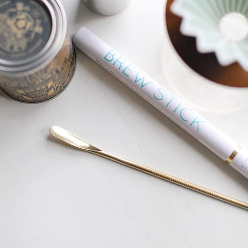 Coffee Brew Stick, Use To Agitate Grounds During The Brew Process When Making Pour Over, French Press Or Other Brew Method, 8.6 inch Stainless Ste...