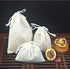 HLLMX 20 PCSReusable Tea Bag Spice Bags Muslin Bags Unbleached for Herbs Tea Coffee Cooking Brewing Straining Cheesecloth Bone Broth Brew Bags Sou...
