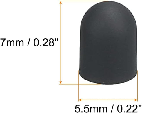 MECCANIXITY 50pcs 5.5mm Stylus Pen Fine Tips Conductive Rubber Capacitive Touch Screen Pens Tip Soft Universal Replacement......