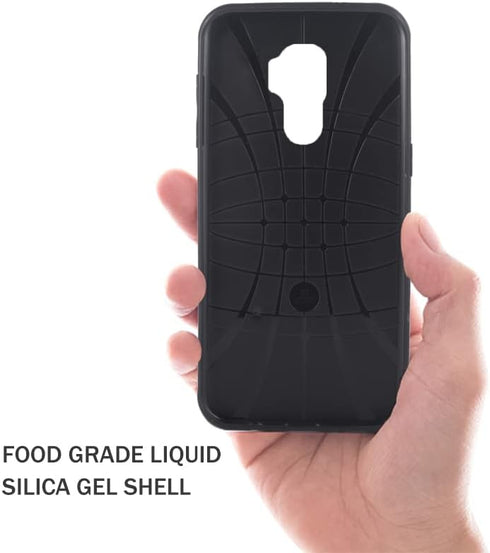 ELISORLI Compatible with Cricket influence V350C/At&t Maestro Plus V350U case Rugged Thin Slim Cell Accessories Anti-Slip Fit Rubber TPU Mobile Ph...