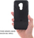 ELISORLI Compatible with Cricket influence V350C/At&t Maestro Plus V350U case Rugged Thin Slim Cell Accessories Anti-Slip Fit Rubber TPU Mobile Ph...