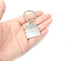 iMagitek 20 Pcs House Shaped Pendant Keychains Keyings Home Keychain Gifts House with Window Mental Keyring for Men and Women Gift...