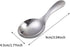 6pcs Stainless Steel Short Handle Spoons, 3.54x1.77inch Round Dessert Spoons Ice Cream Spoon Use for Kitchen or Restaurant(Silver)...
