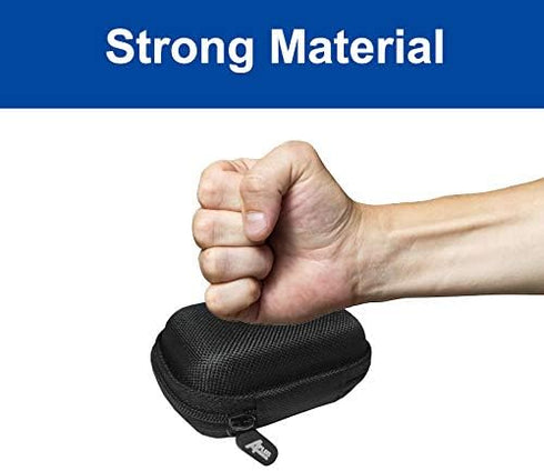 2 Packs of Aplus Universal Zipper Zip Travel Carrying Waterproof EVA Case Storage Bag for 4 x 18650 Batteries (Also Fits Cellphone Charger, Cable,...