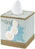 Avanti Linens - Tissue Box Cover, Guest Bathroom Essentials, Beach Inspired Home Decor (Beachcomber Collection)...