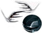 Motorcycle Chrome Motorcycle Passenger Speaker Outer Trim for Goldwing GL1800 2006-2015...