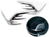 Motorcycle Chrome Motorcycle Passenger Speaker Outer Trim for Goldwing GL1800 2006-2015...