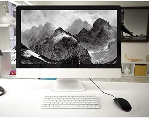 Wired Mouse, USB Wired Computer Mouse for Right or Left Hand, Ergonomic Computer Mouse with Durable Clicks for PC, Computer, Laptop, Desktop, Chro...