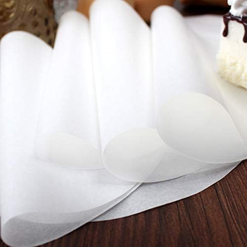 Ergonflow 100 Sheets Parchment Paper Rounds 6" and 8" Diameter-Non-Stick Cake Pan Liner Circles,Cookie Baking Sheets,Precut for Cake Baking, White...