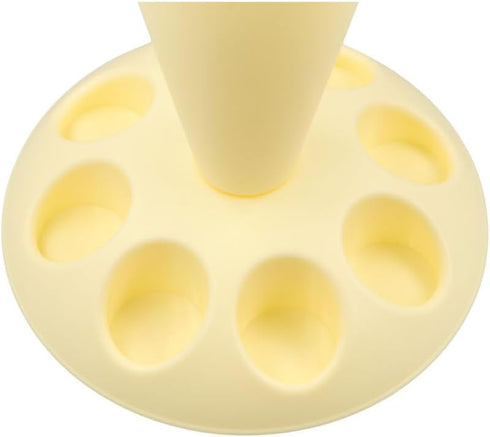 Piping Bag Rack, Plastic Pastry Bag Filling Stand with 8 Cake Nozzles Holder Cupcake Cookie Nozzle Bakeware Tip Decorating Display Trays Baking Ac...