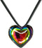 Big Heart Shape Pendant Necklace for Women Chunky Puffy Heart Choker Necklace red heart Necklace with Adjustable Chain Trendy Jewelry...