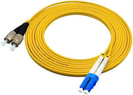 3Meters 10ft LC to FC Duplex 9/125 Single-Mode Fiber Optic Cable Jumper Optical Patch Cord LC-FC...