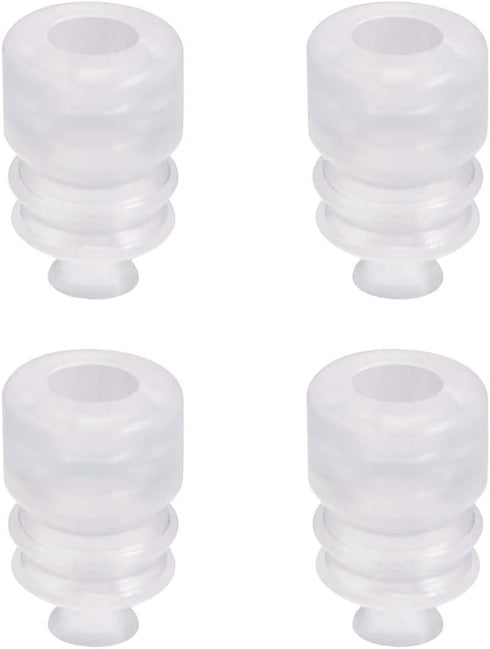 uxcell Suction Cups, 7mm Diameter x M5 Joint Silicone Vacuum Industrial Pneumatic Suction Cup 4pcs...