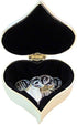 SF Imports Arras De Boda Wedding Set Metal Two Hearts Shaped Case with Unity Tokens...