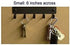 Miniature Schnauzer Key Holder for Wall - Small 6 inch Wide with 5 Hooks - Made in USA...