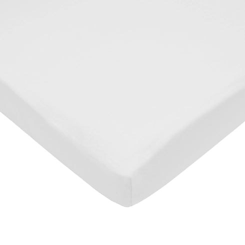 American Baby Company 100% Natural Cotton Fitted Mini Crib Sheet 38" x 24" - Soft & Breathable Small Nesting Portable Crib Sheet, Fits Pack N Play...
