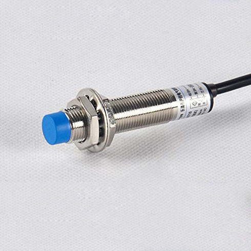 2pcs DC 5V NPN NO M12 4mm Sensor LJ12A3-4-Z/BX Inductive Proximity Sensor Switch for 3D Printer CNC Z Probe auto Bed Leveling...