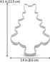 LILIAO Christmas Tree with Bow Cookie Cutter - 3.4 x 4.5 inches - Stainless Steel...