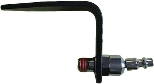 22-413 Heavy Duty Aluminium Pneumatic L-Shaped Rafter Hook for Nail Guns with 1/4in. Industrial Body and 1/4in. Male NPT Swivel Fitting (1/4 inch)...