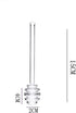 2pcs 6inch Reusable Glass Honeycomb Stick Honey Dippers Sticks Honey Stirrer Wand Honey Jar Dispense Drizzle Spoon for Maple Syrup, Molasses,Melte...