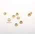 Golden Grommets Kit Metal Eyelets Shoe Eyelets Grommet Sets for Shoes Clothes Crafts Bag DIY Project Office Supplies...