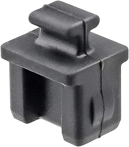 Pack of 30 SFP Silicone Protectors Cap Port Cover Anti Dust 14mmx12mmx17mm Black...