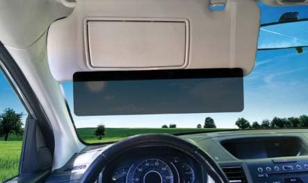 EdgeVisor TuckVisor Magnetic Tinted Car Anti-Glare Car Sun Visor Extender Extension Sunshade Window Windshield Sunshade and Sun Glare UV Rays Bloc...