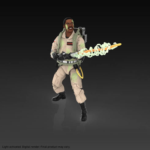 Hasbro Ghostbusters Plasma Series Glow-in-The-Dark Winston Zeddemore Toy 15-Cm-Scale Collectible Classic 1984 Figure, Ages 4 and Up, Multicolor, F...