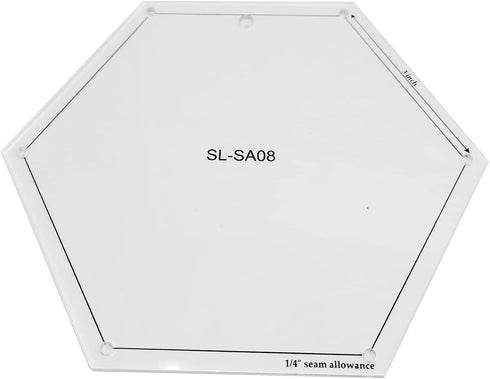 YICBOR Mini Hexagon Quilting Template for Domestic Sewing Machine 1 set = 8pcs#SL-SA08...