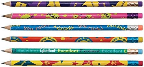 Office Depot Teacher Reward Pencils, #2, Assorted, Box Of 12, OD88350...