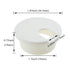 HAHIYO 2Pcs 1.5Inch/38mm White ABS Plastic U-Shaped Desk Grommet Wire Grommet Cable Management Cord Hole Cover Desk Wire Hole Insert Wire Organize...