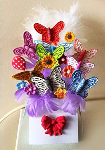 Katy Sue Butterfly Trio Silicone Mold for Cake Decorating & Crafting. Use with Fondant, Sugar Paste, Marzipan & Air Dry Clay. From Katy Sue Fondan...
