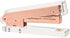 Clear Acrylic Stapler Rose Gold Desktop Stapler Cute Mini Staplers for No.10 Staples Refill, Heavy Duty Office Stapler Desk Accessiories for Offic...