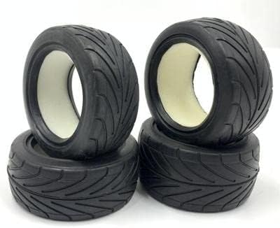 SF088 1/10 Scale Off/ON Road 4WD 2WD Buggy Rubber Wheels Rally Tires Rubber NO Rims 4PCS for KYOSHO HSP Tamiya VRX REDCAT HPI Ken SRX2 SRX4 Bandit...