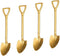 4 Pack Shovel Shape Demitasse Espresso Spoons, 4.7 Inches Stainless Steel Mini Coffee Spoons, Small Spoons for Dessert,Tea, Appetizer, Party Suppl...