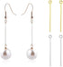 200 Pcs Metal Eye Pin Connectors Sewing Pinsjewellery Making Earring Hooks for DIY Crafts Jewellery Kit...