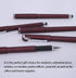 0.7mm Black Ink Gel Ink Rollerball Pens 2 in 1 Medium Point Pens with Stylus Work Pen Smooth Writing for Office Black gel pen (Burgundy-18pack)......