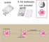 Cherry Blossom Flower String Light, 40 LED 13FT Pink Sakura Fairy Lights Christmas Decorative Lights Battery Powered Novelty Light for Girls Bedro...