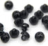 100PCS 10mm Black Safety Eyes Buttons Plastic Solid Domed Round Beads, for Clothing, for Shirts, Skirts, Coat, for Doll Animal Stuffed Toys, Handm...