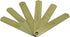 OEMTOOLS 25305 6 Non-Ferrous Brass Feeler Gauge Blades | Measure Gap Between Reluctor and Pickup Coil, Calibrate Machines, Fix Guitars | Simple, I...