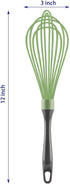 Dishwasher Safe Whisk, Professional Whisks For Cooking Non-Scratch, Stainless Steel & Silicone Wisk, Plastic Rubber Whisk Tool For Nonstick Cookwa...