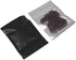 FERENLI 100 Pcs Mylar Zipper Lock Bag Food Storage Matte Foil Airtight Bags with Front Window Plastic Candy Packaging Pouch for Zip Flat Heat Seal...